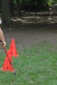 "Blindenparcours"